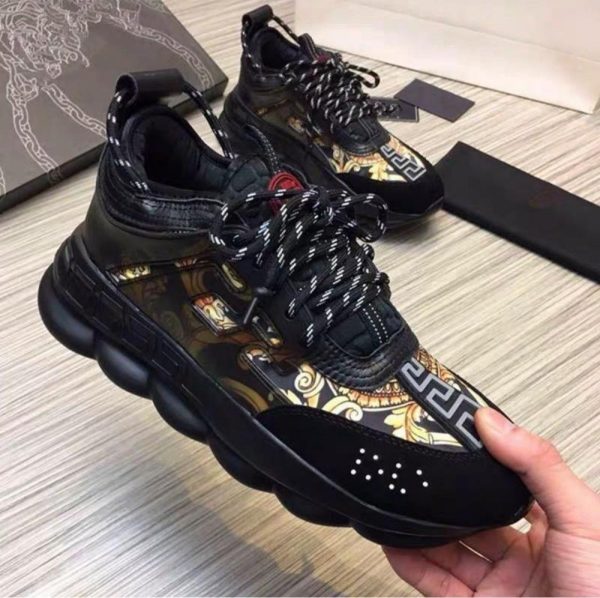 First copy Versace Chain Sneaker Shoes With Full Cash On Delivery