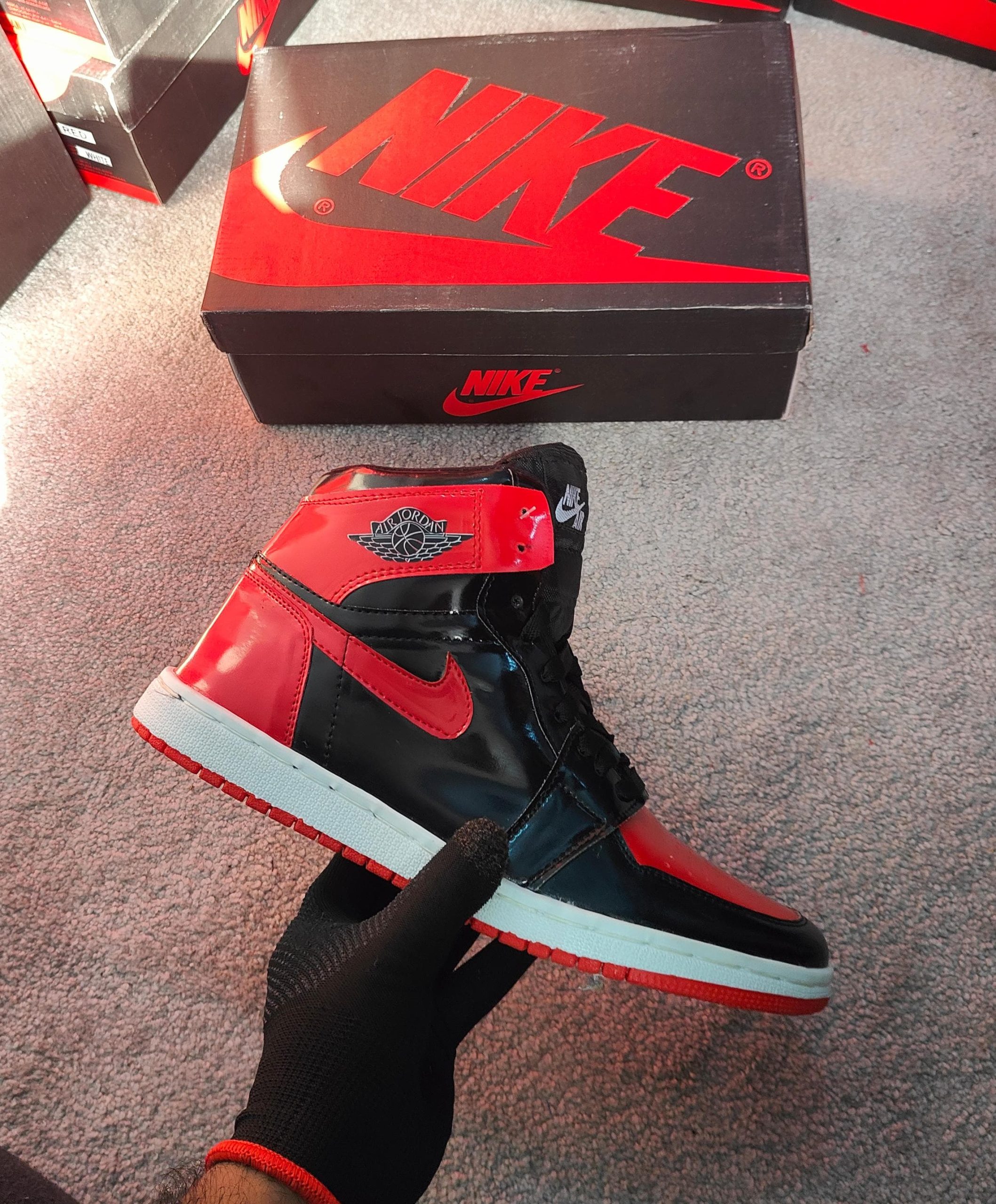 First Copy Air Jordan 1 High Red Black