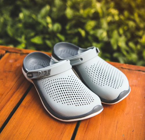 First Copy Crocs 360 Grey White On Sale