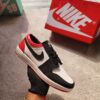 FIRST COPY NIKE JORDAN RED BLACK LOW FOR MENS