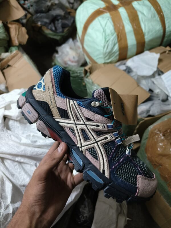 Asics Gel Kahana 8 FL Brown Blue Running Shoes - Image 2