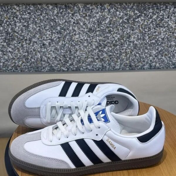First Copy Adidas Samba Leather Quality Sneakers - Image 4