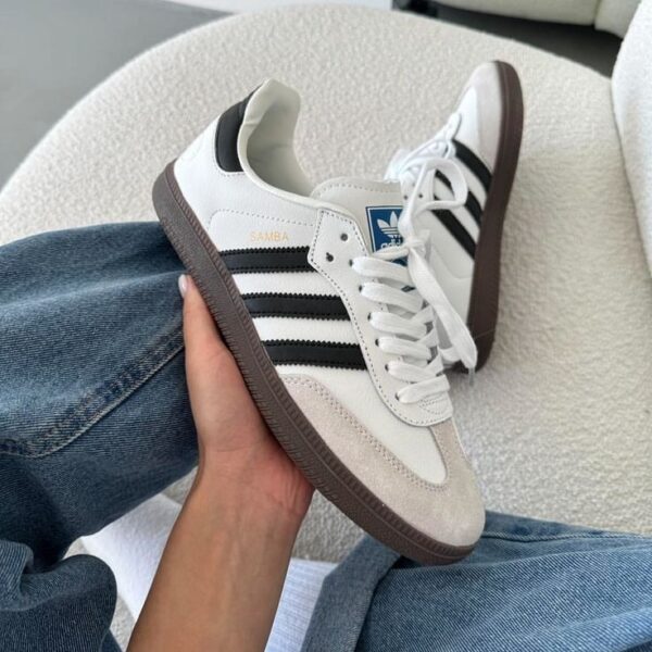 First Copy Adidas Samba Leather Quality Sneakers - Image 3