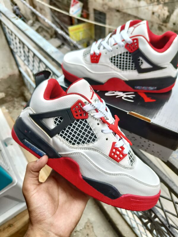 FIRST COPY NIKE JORDAN 4 RED WHITE