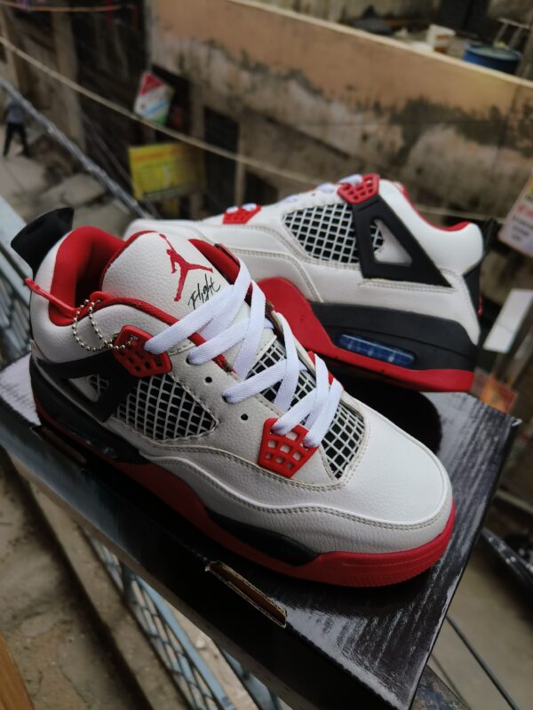 FIRST COPY NIKE JORDAN 4 RED WHITE - Image 4
