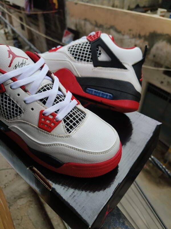 FIRST COPY NIKE JORDAN 4 RED WHITE - Image 3