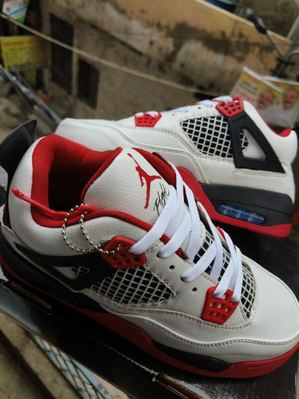 FIRST COPY NIKE JORDAN 4 RED WHITE - Image 9
