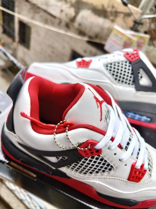 FIRST COPY NIKE JORDAN 4 RED WHITE - Image 5