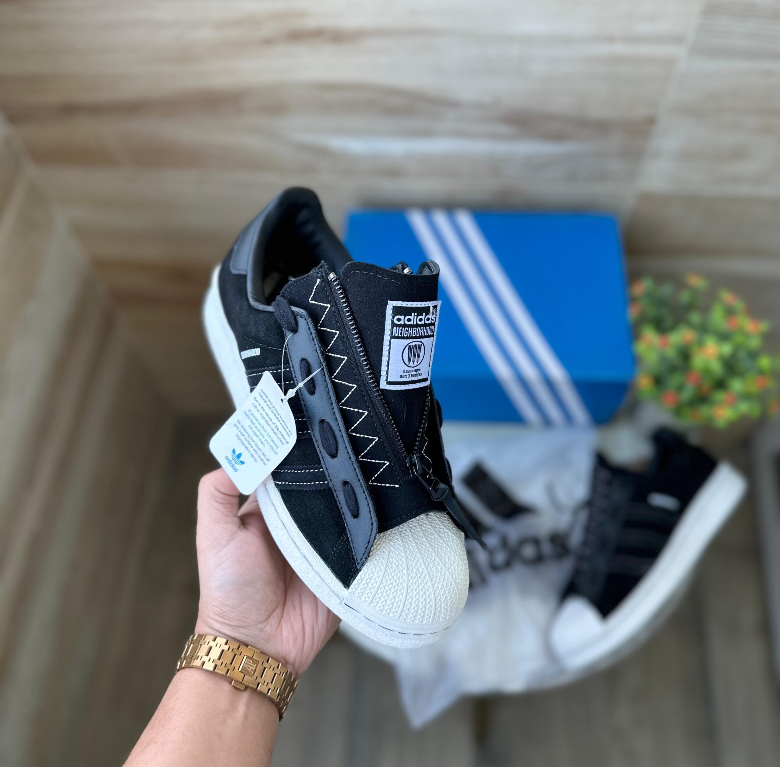 First Copy Adidas Superstar Neighborhood Edition Sneakers