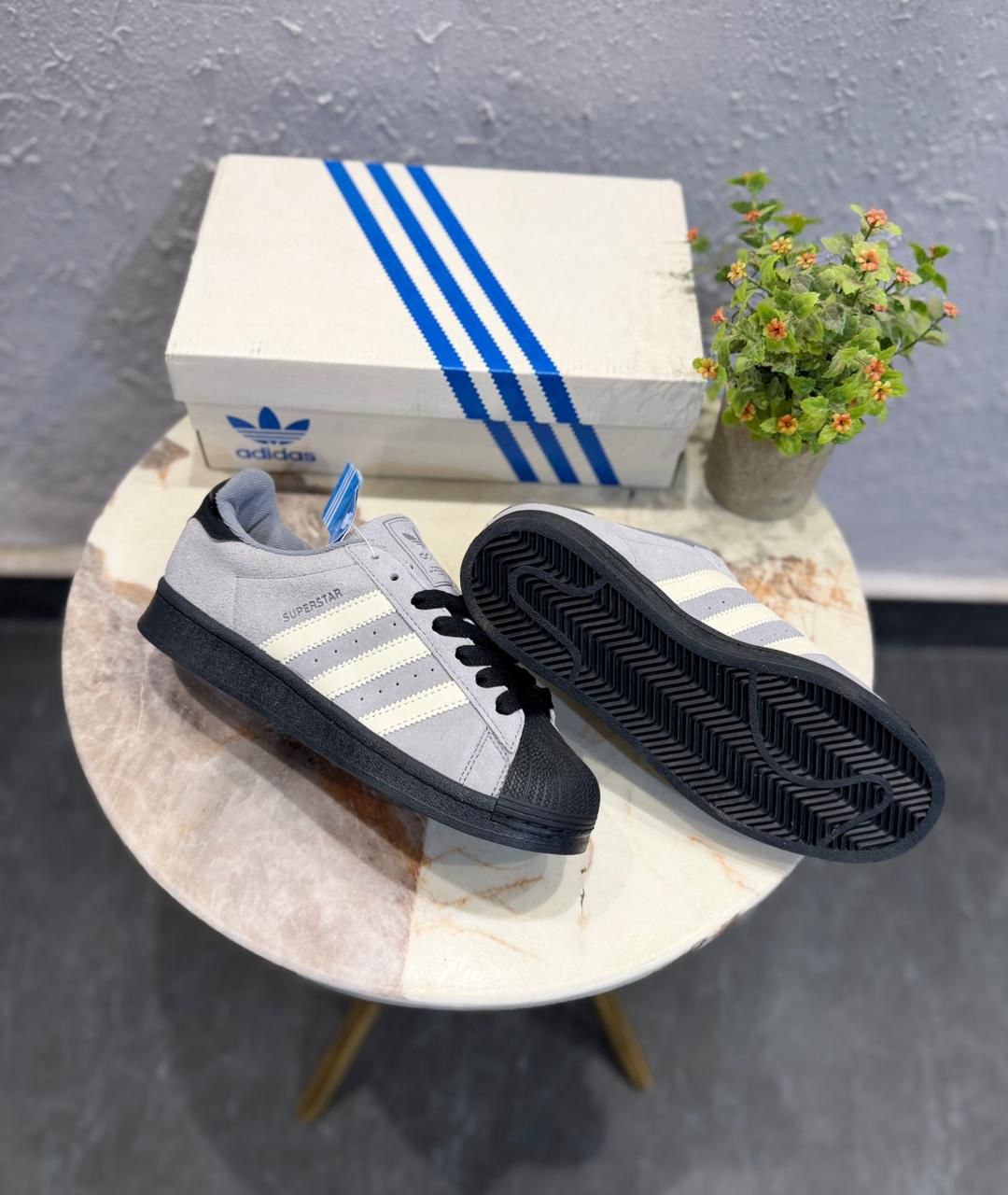 Adidas Originals Superstar First Copy Shoes — Grey | COD India - Image 3