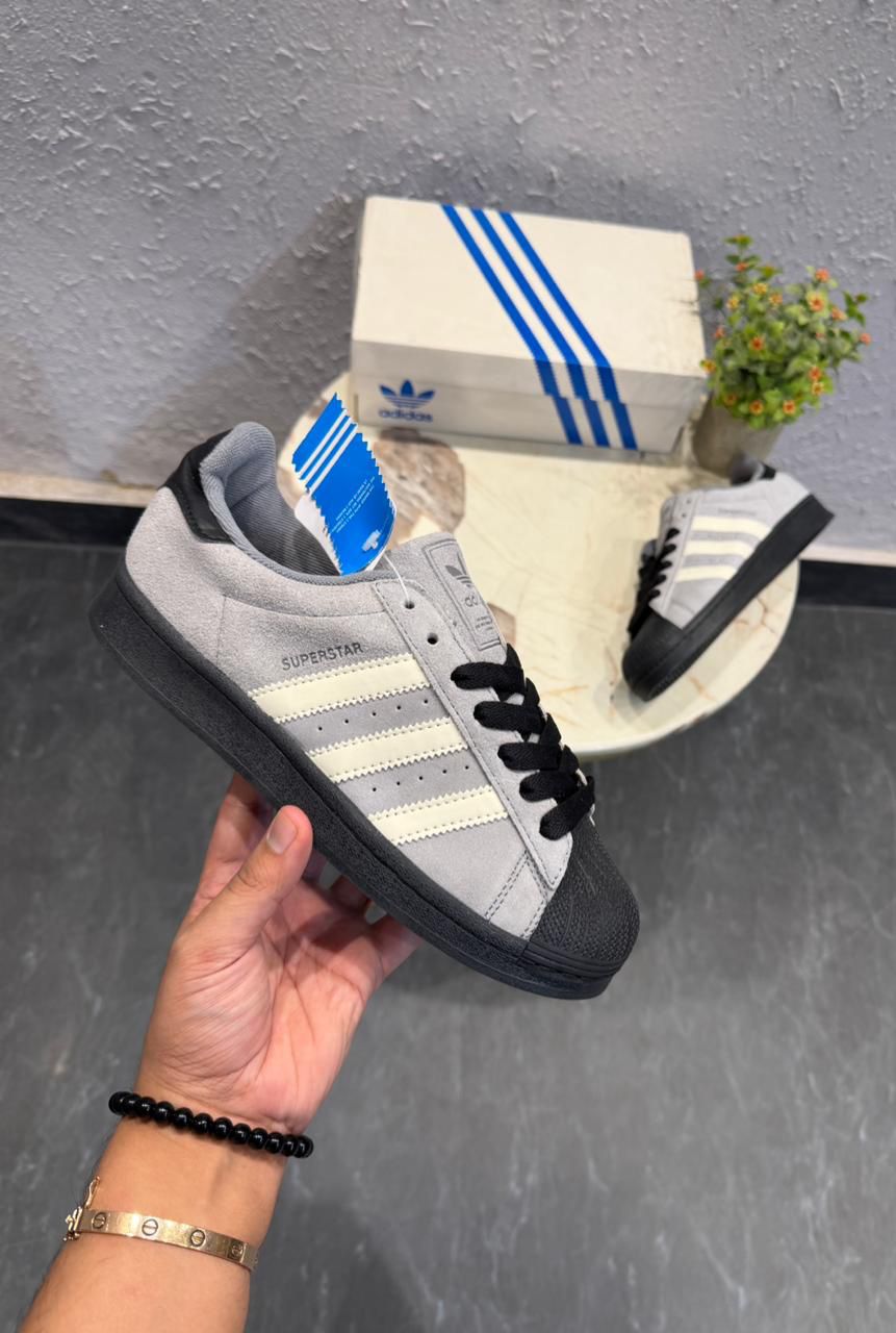 Adidas Originals Superstar First Copy Shoes — Grey | COD India - Image 4