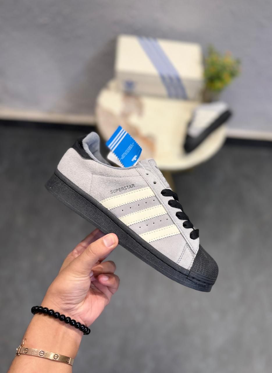 Adidas Originals Superstar First Copy Shoes — Grey | COD India - Image 5