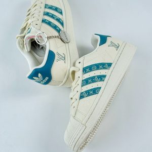 Adidas Originals Superstar x Louis Vuitton Embossed First Copy Shoes | COD India