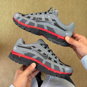 Nike P-6000 Trainer First Copy Shoes — Grey Red Black | COD India