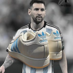 Adidas Originals Superstar Messi White Sky First Copy Shoes  | COD India