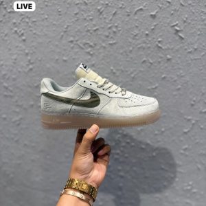 Nike Air Force 1 Reigning Champ Old Grey First Copy Shoes — Men's | COD India