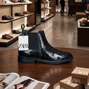 Zara Croco Chelsea Boots First Copy — Men's | COD India