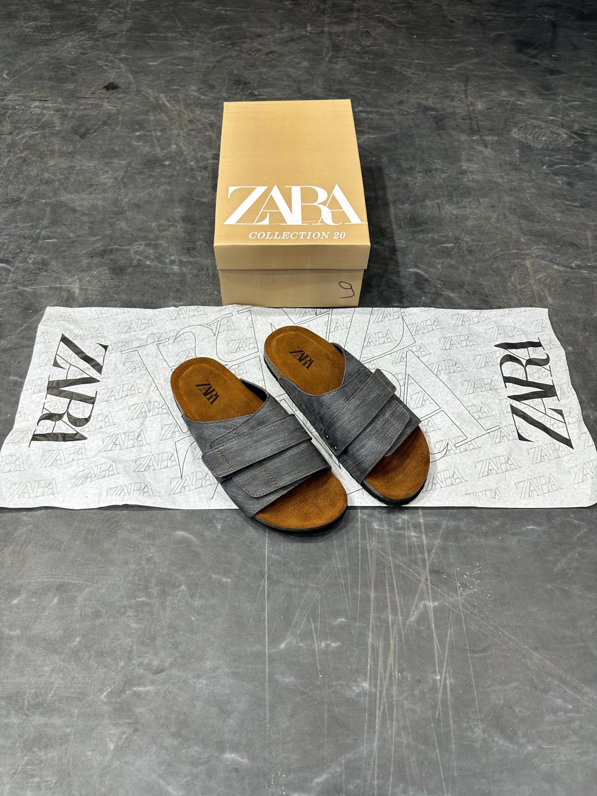 Zara Denim Mules Blue First Copy — Men's | COD India - Image 2