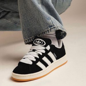 Adidas Originals Campus Basic Black Brown First Copy Shoes — Men's | COD India