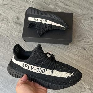 Adidas Yeezy 350 V2 Core Black White First Copy Shoes — Men's | COD India