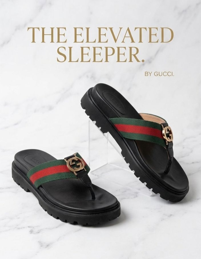 Gucci Slippers Red First Copy — Men's | COD India - Image 2