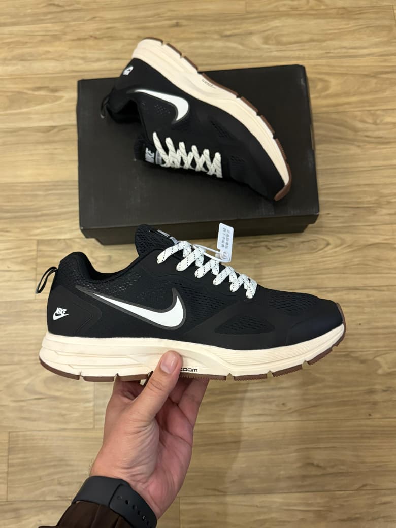 Nike Air Zoom Pegasus White Black First Copy Running Shoes — Men's | COD India