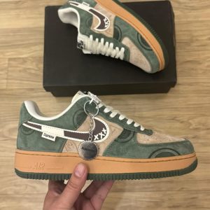 Nike Air Force 1 Green Brown First Copy Shoes — Men's | COD India