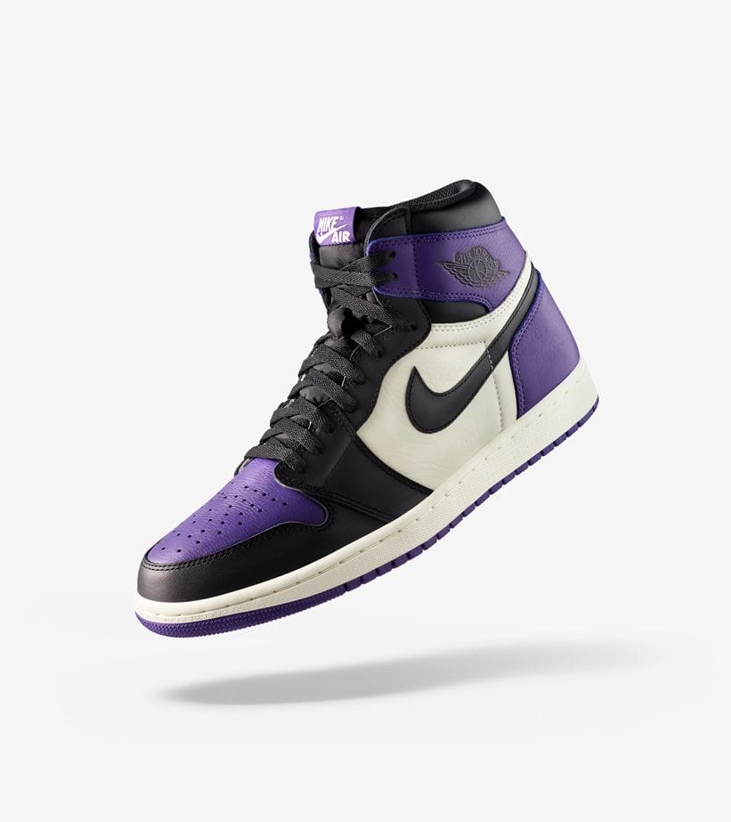 Nike Jordan 1 High Purple First Copy Shoes — Men's | COD India - Image 3