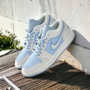 Nike Jordan 1 Low Blue White First Copy Shoes — Men's | COD India
