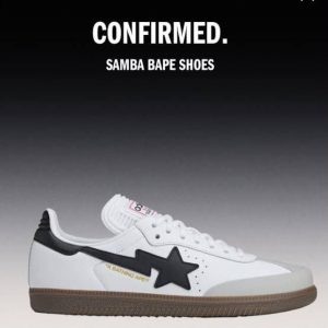 Adidas Original Samba x A Bathing Ape Bape First Copy Shoes — Men's