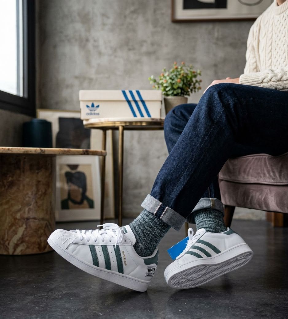 Adidas Originals Superstar All Tags Green First Copy Shoes — Men's | COD India