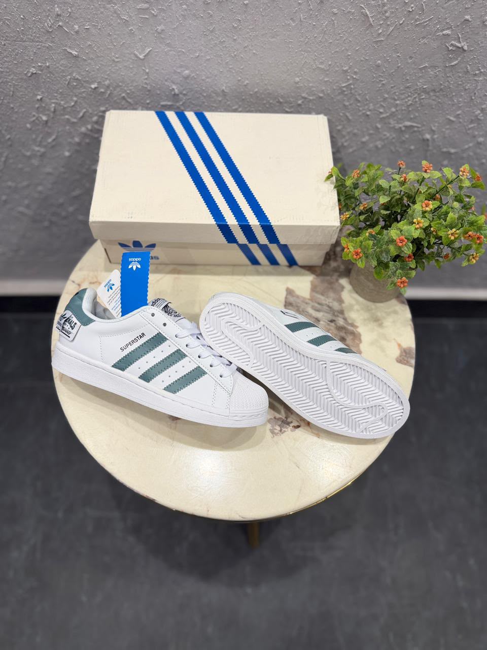 Adidas Originals Superstar All Tags Green First Copy Shoes — Men's | COD India - Image 2