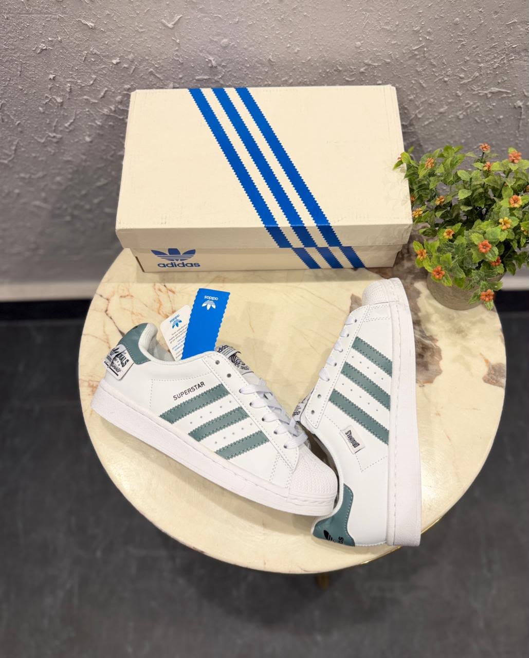 Adidas Originals Superstar All Tags Green First Copy Shoes — Men's | COD India - Image 3
