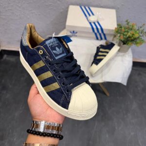 Adidas Originals Superstar Denim Second Generation 2025 First Copy Shoes — Men's