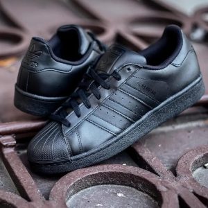 Adidas Originals Superstar Full Black First Copy Shoes — Men's | COD India