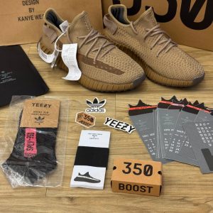 Adidas Yeezy Boost 350 V2 Brown First Copy Shoes — Men's