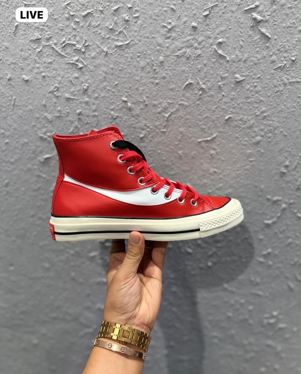 Converse Chuck Taylor Coca Cola Red First Copy Shoes — Men's | COD India - Image 3
