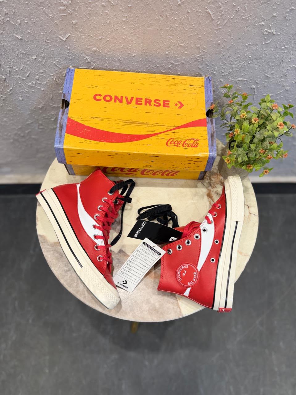 Converse Chuck Taylor Coca Cola Red First Copy Shoes — Men's | COD India - Image 4
