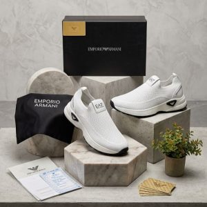 Emporio Armani Lightweight Slipons — Men's