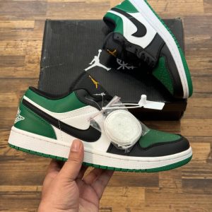 Nike Air Jordan 1 Low Green First Copy Shoes — Men's | COD India