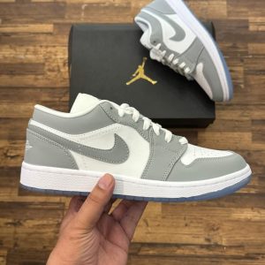 Nike Air Jordan 1 Low Grey First Copy Shoes — Men's | COD India