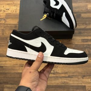 Nike Air Jordan 1 Low Panda Black First Copy Shoes — Men's | COD India