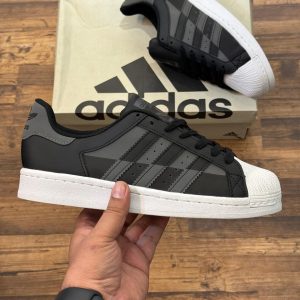 Adidas Originals Superstar Black First Copy Shoe — Men's