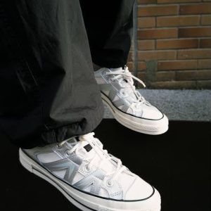 Converse Chuck 70 Ox Dull Silver Low Ankle First Copy Shoe — Men's