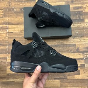 Jordan Retro 4 Black Cat First Copy Shoe — Women's