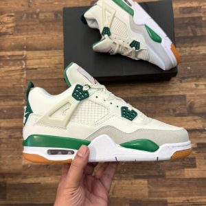 Jordan Retro 4 Pine Green First Copy Shoe — Women's