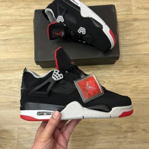 Jordan Retro 4 Retro Bred First Copy Shoe — Women's