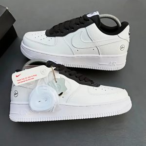 Nike Air Force 1 Black White First Copy Shoe — Men's