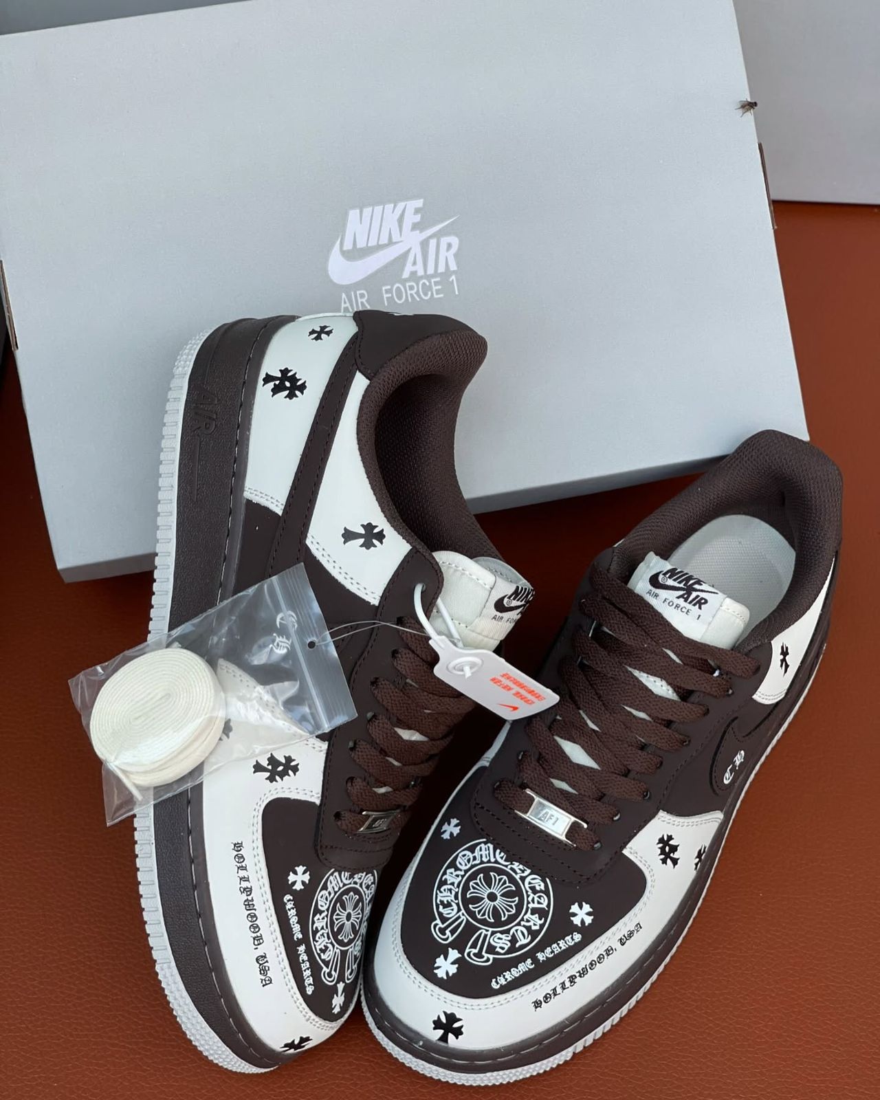 Nike Air Force 1 Chrome Hearts First Copy Shoe — Men's - Image 3