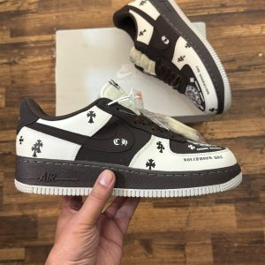 Nike Air Force 1 Chrome Hearts First Copy Shoe — Men's